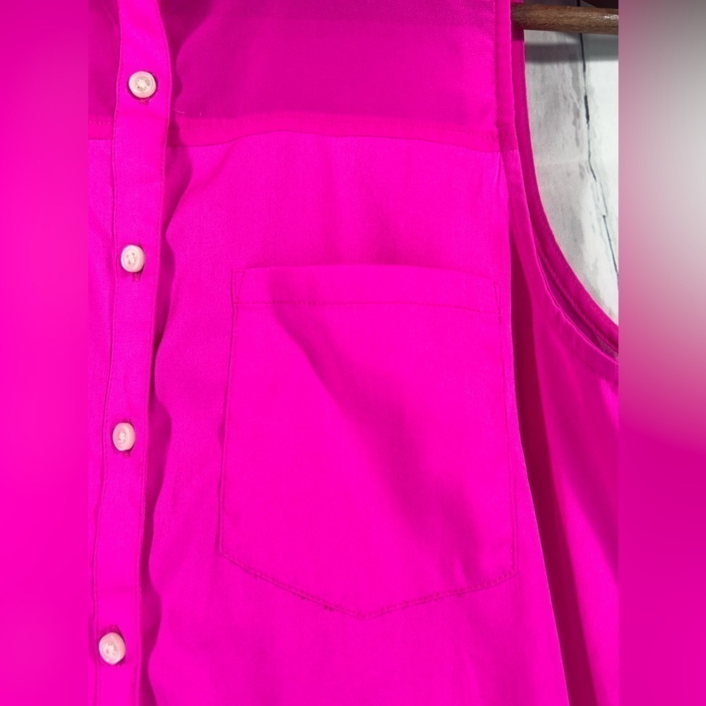 American Eagle Outfitters Sleeveless Tank Womens Button Down Dressy Top Sz S - Picture 6 of 11